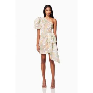 Elliatt DOME ASYMMETRICAL MINI DRESS IN MULTI Minidress size S NWT$279